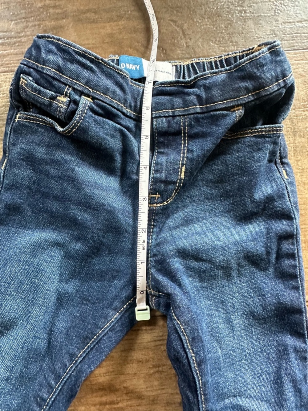 Old Navy pull on boot cut jeans elastic in waist - Picture 7 of 7